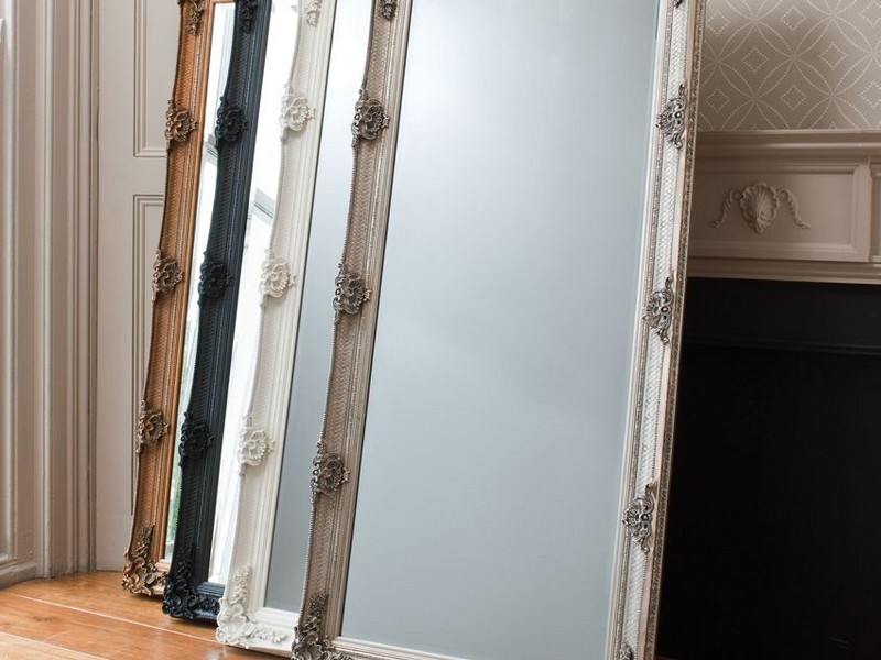 Ornate Floor Standing Mirror