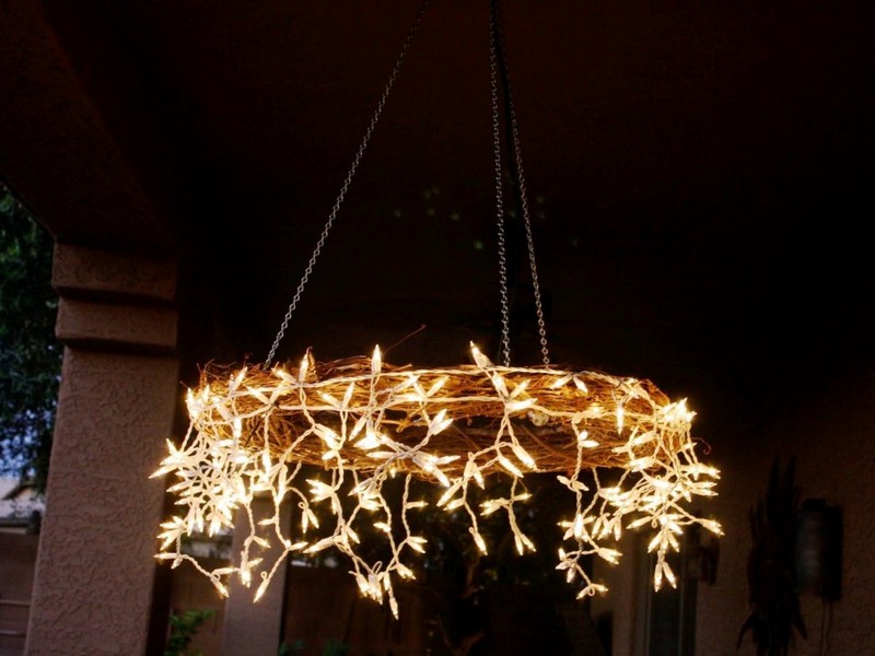 Outdoor Candle Chandelier Lighting