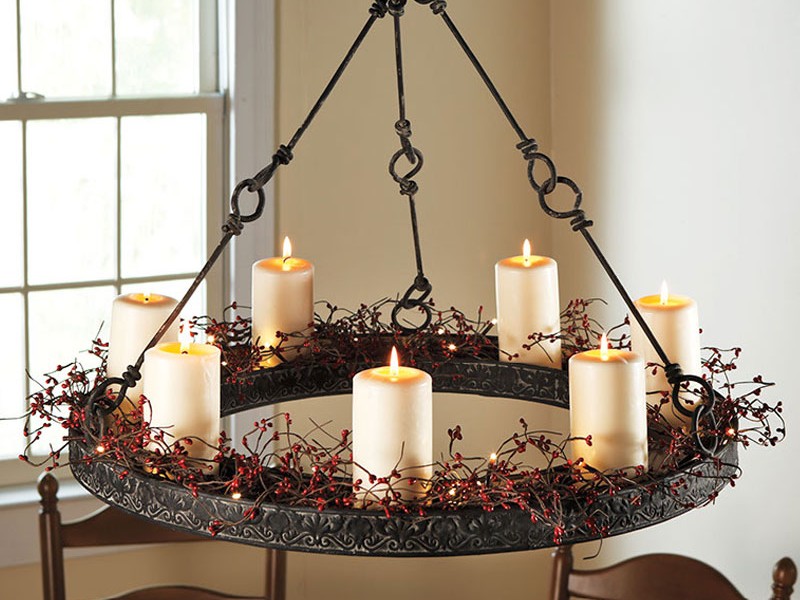 Outdoor Candle Chandelier