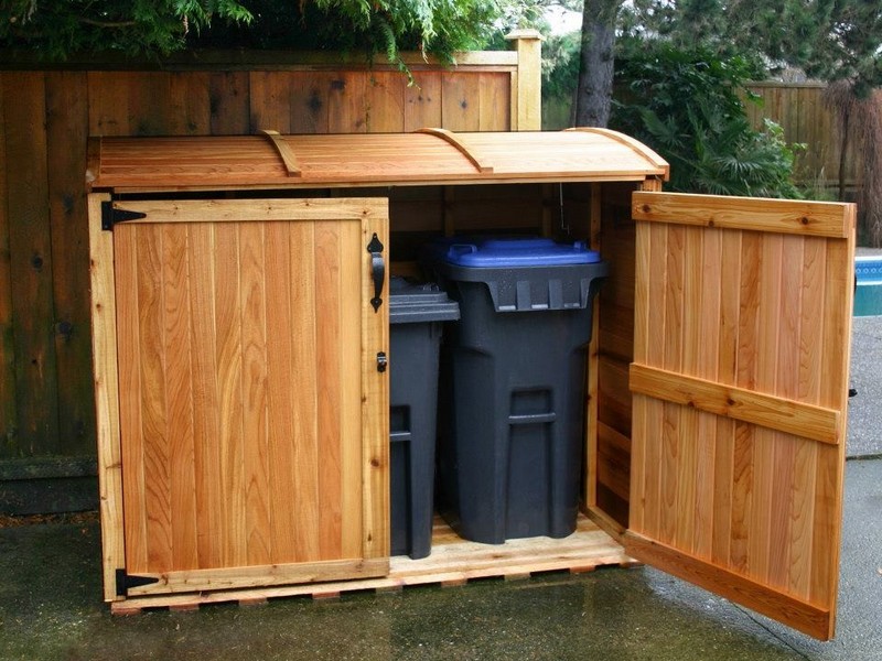 Outdoor Garbage Storage Bins