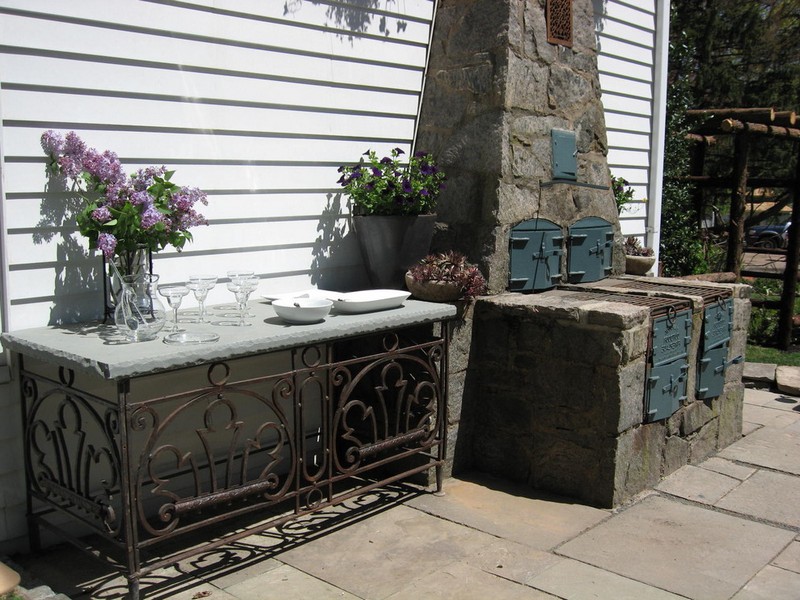 Outdoor Stone Console Tables