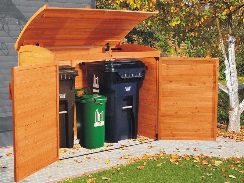 Outdoor Storage Bins For Trash Cans