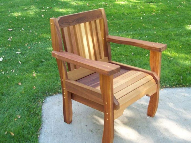 Outdoor Wooden Chairs With Arms