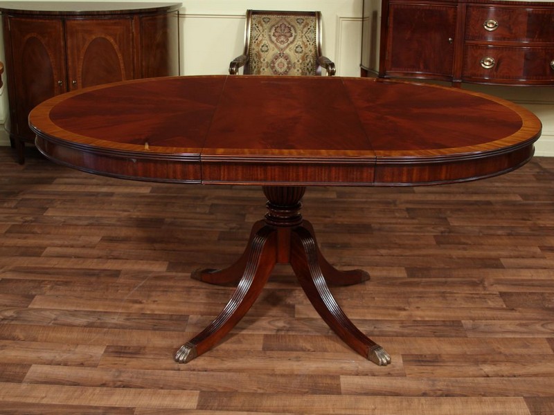 Oval Dining Room Tables With A Leaf