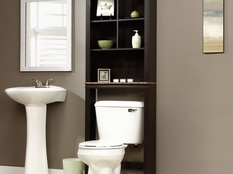 Over The Toilet Etagere Brushed Nickel