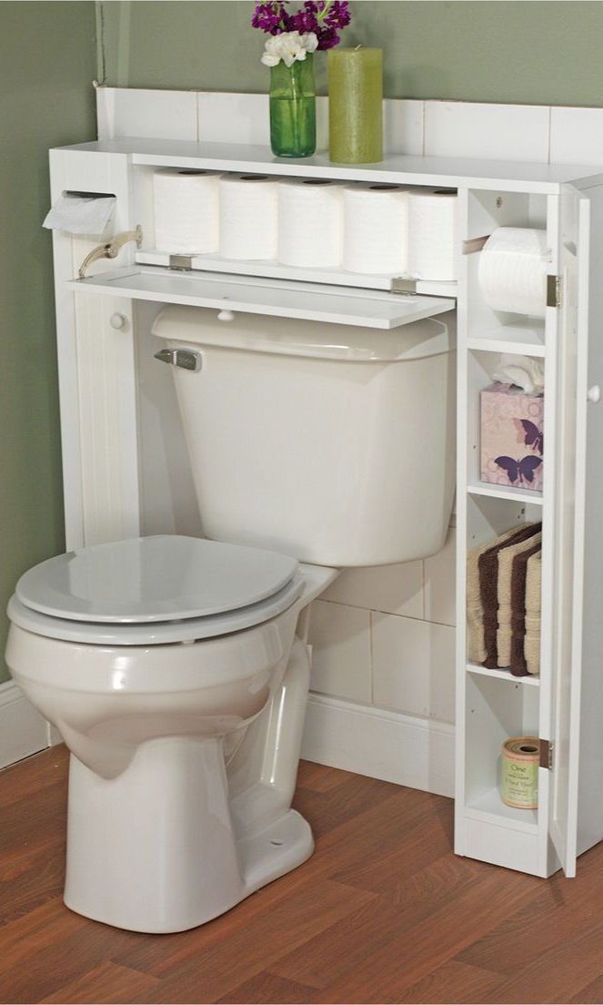 Over The Toilet Etagere White