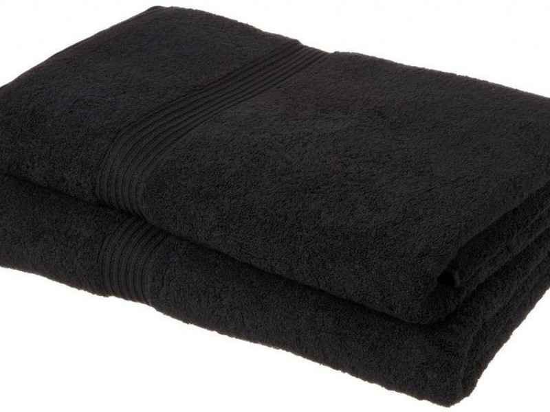 Oversized Bath Towels Black