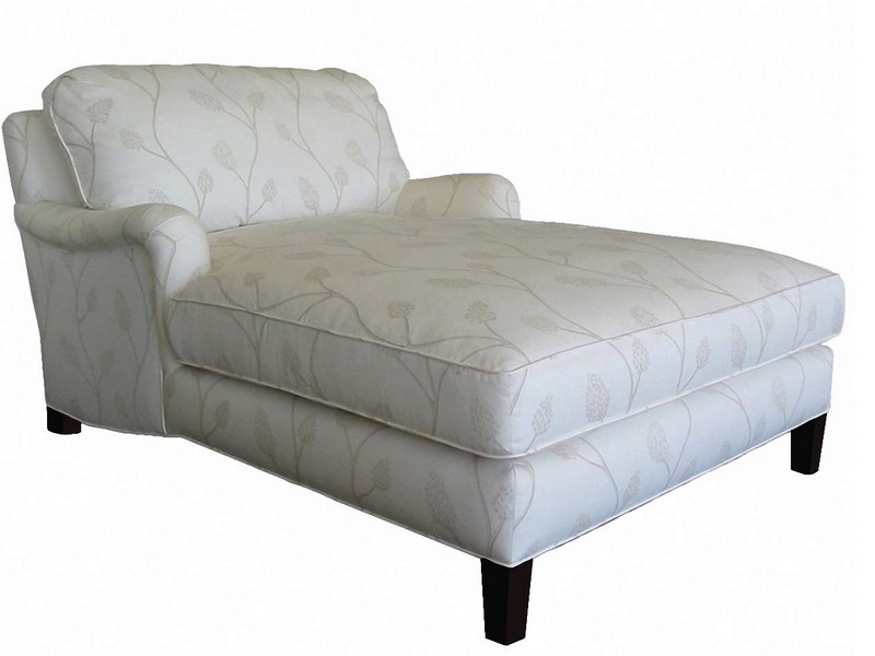 Oversized Chaise Lounge With Arms