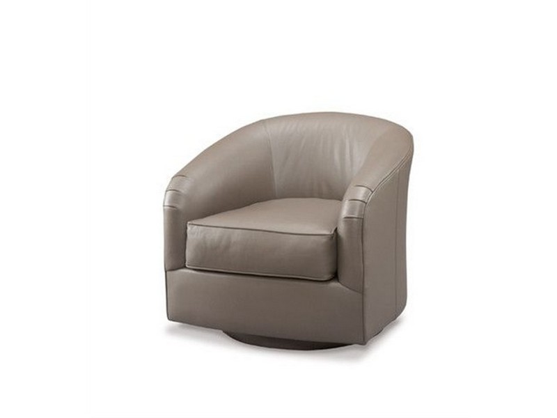Oversized Round Swivel Accent Chair