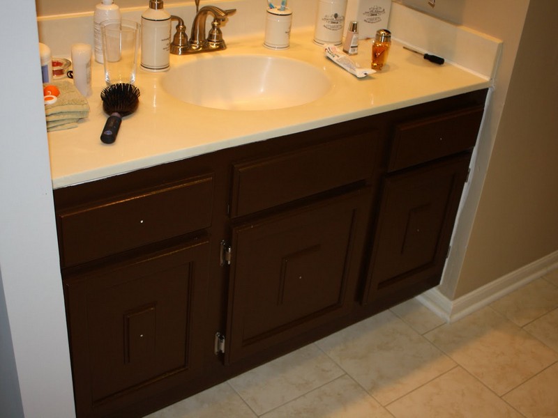 Painting Bathroom Cabinets Ideas