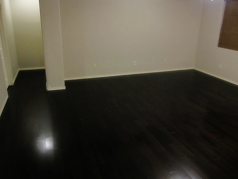 Painting Hardwood Floors Black