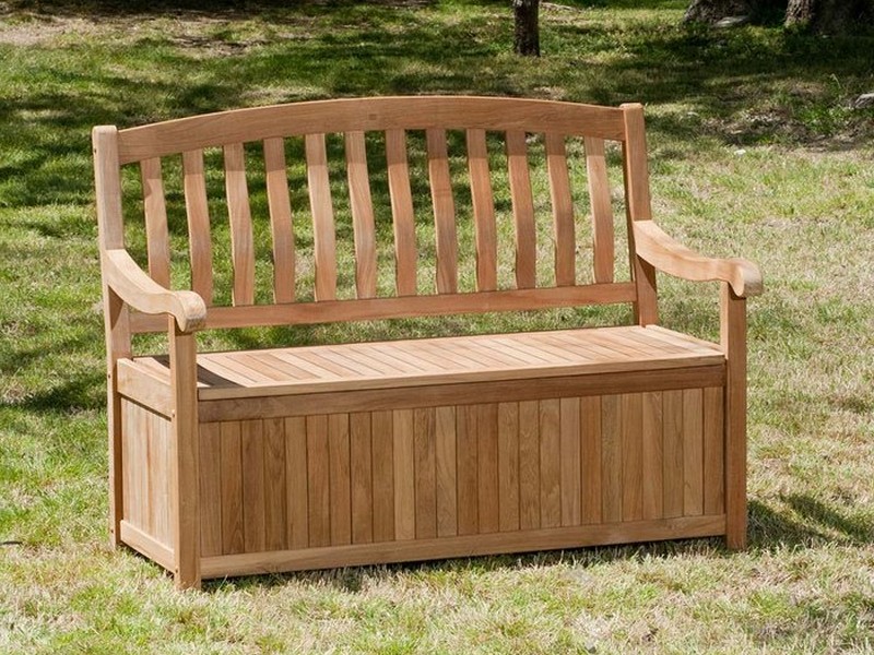 Patio Bench With Storage
