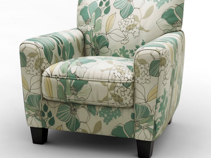 Patterned Accent Chair