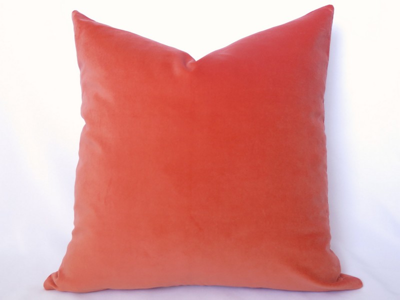 Peach And Brown Throw Pillows