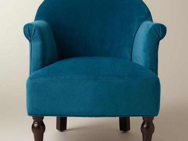 Peacock Blue Chair