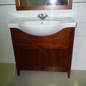 Pine Bathroom Vanity Unit