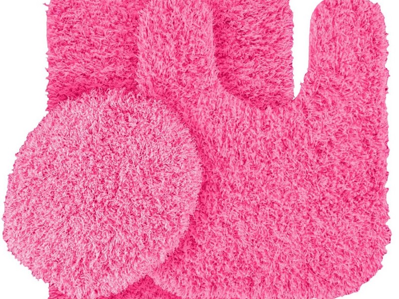Pink Bathroom Rug Sets