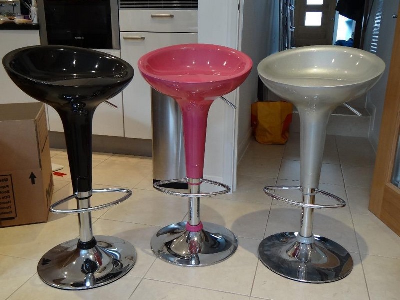 Pink Breakfast Bar Stools