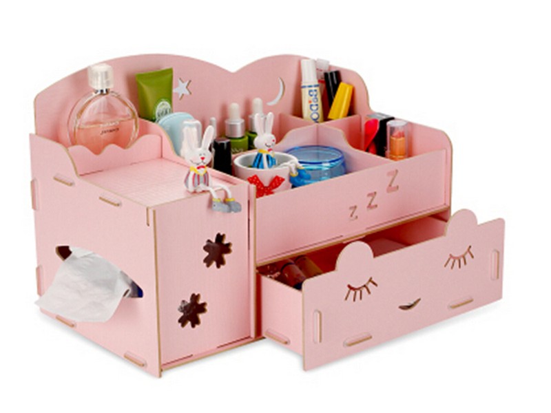 Pink Desk Organizer