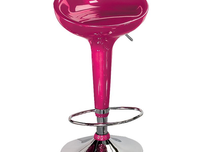 Pink Metal Bar Stools