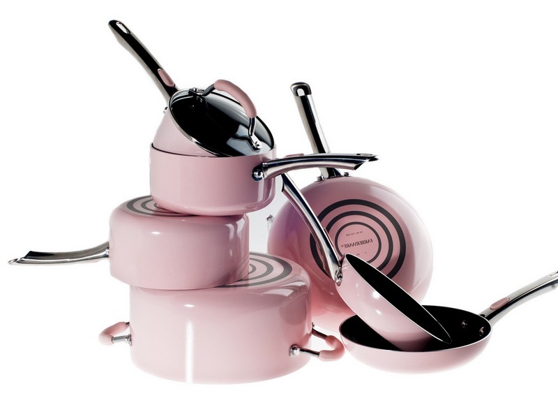 Pink Pots And Pan Set