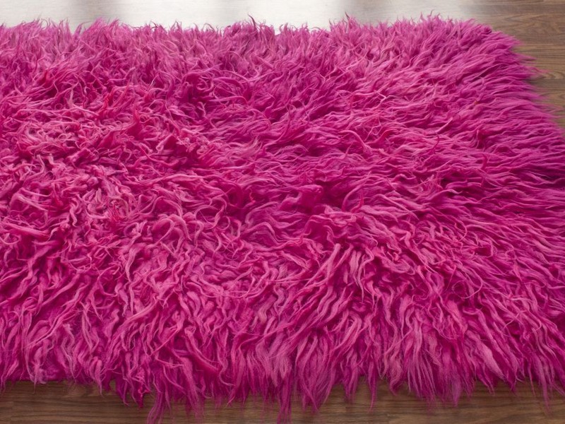 Pink Shag Rug