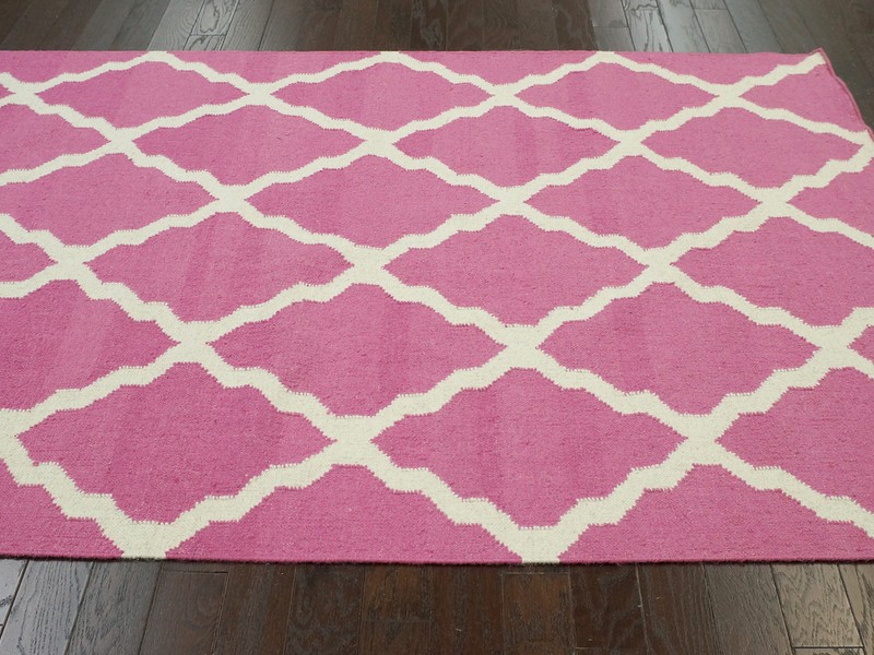 Pink Trellis Rug