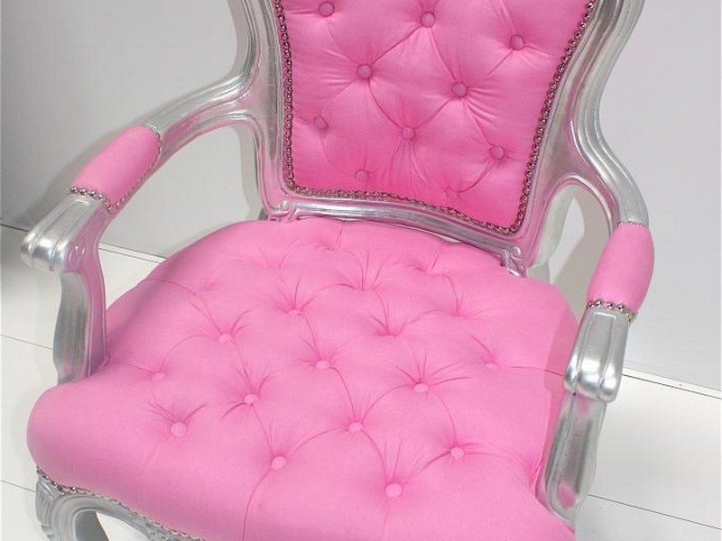 Pink Tufted Chair