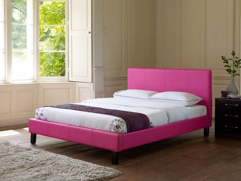 Pink Upholstered Headboard
