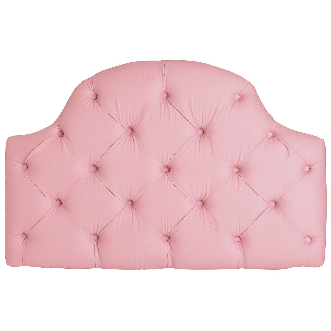 Pink Velvet Tufted Headboard