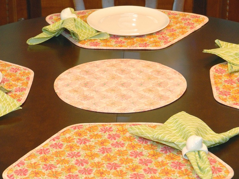 Placemats For Round Tables Wedge