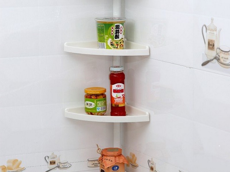 Plastic Corner Shelf Bathroom