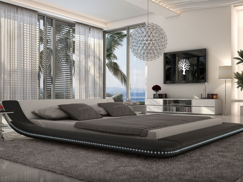 Platform Bed With Led Lights