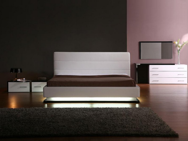 Platform Bed With Lights Underneath