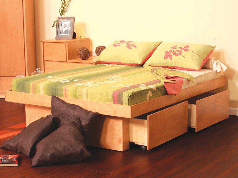 Platform Beds With Storage Drawers Twin