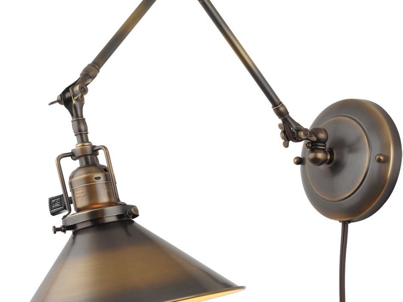 Plug In Swing Arm Wall Lamp