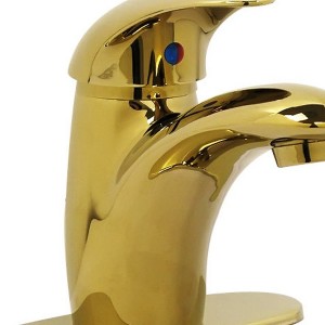 Polished Brass Bathroom Faucets Contemporary