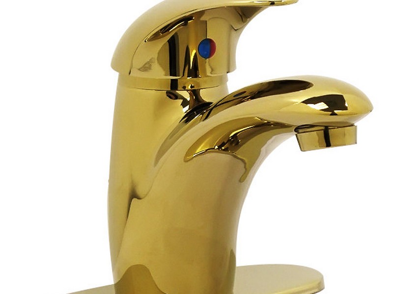 Polished Brass Bathroom Faucets Contemporary