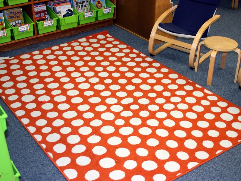 Polka Dot Rugs For Classroom