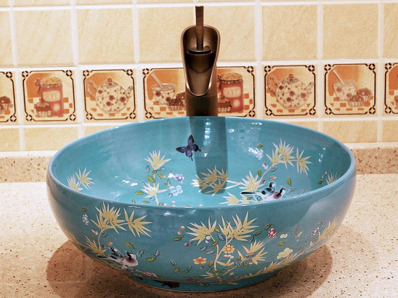 Porcelain Bathroom Sink Bowls