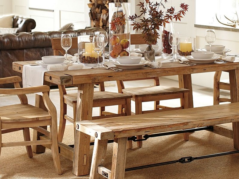 Pottery Barn Benches Dining