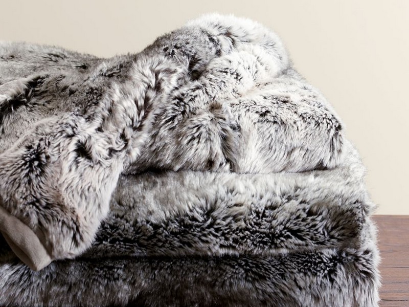 Pottery Barn Faux Fur Throws