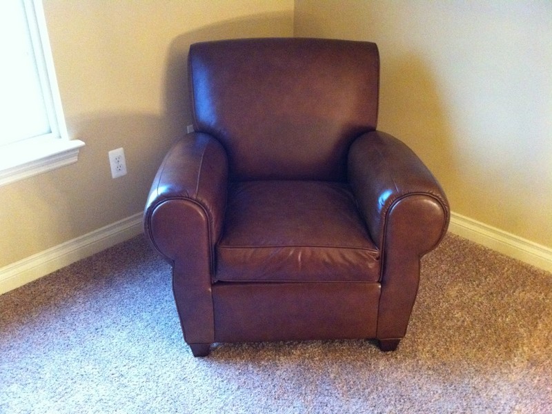 Pottery Barn Leather Chair Used