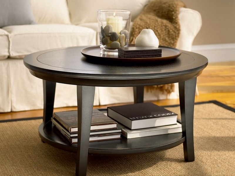 Pottery Barn Round Coffee Table