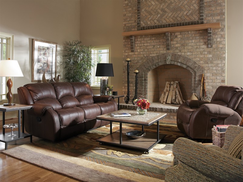 Power Reclining Loveseat Microfiber
