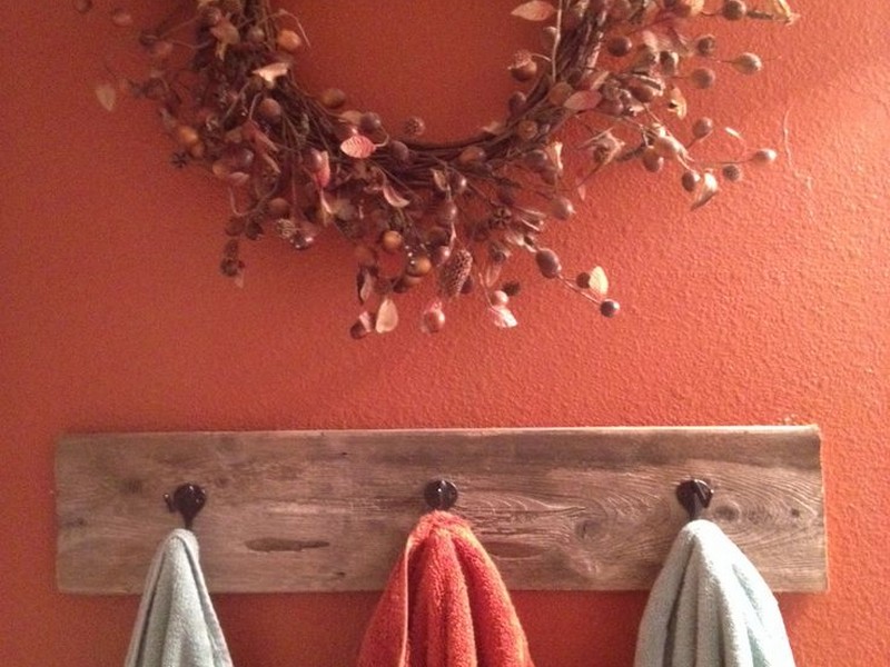 Primitive Bathroom Towel Holders