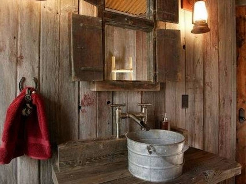 Primitive Bathrooms Pinterest