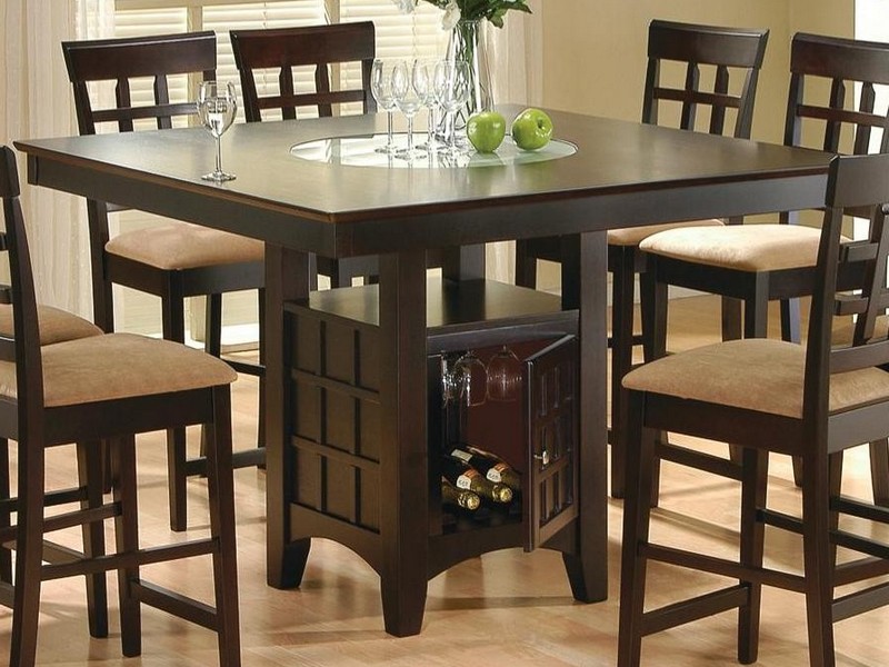 Pub Style Kitchen Table 6 Chairs