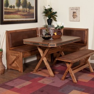 Pub Style Kitchen Table With Bench