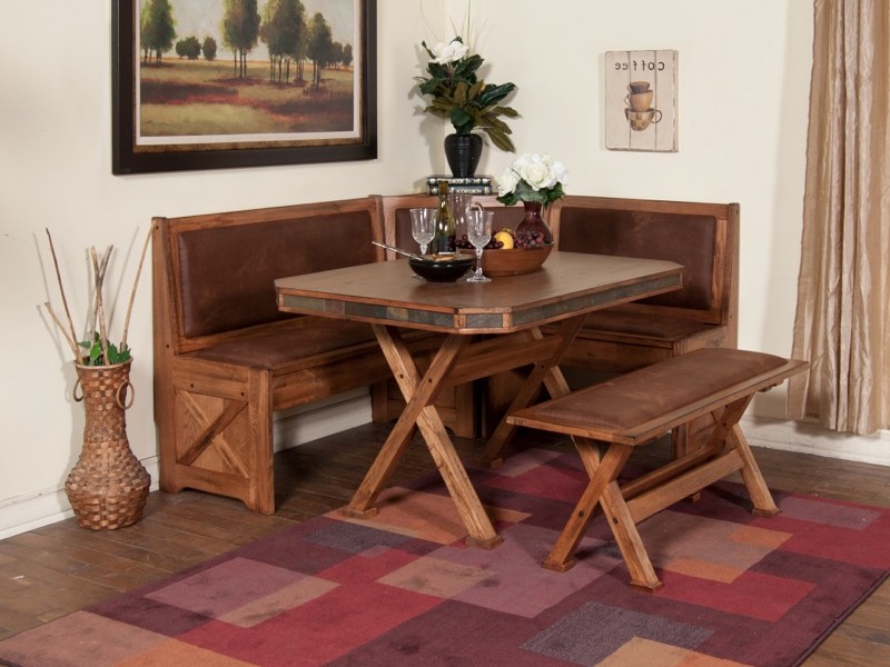 Pub Style Kitchen Table With Bench